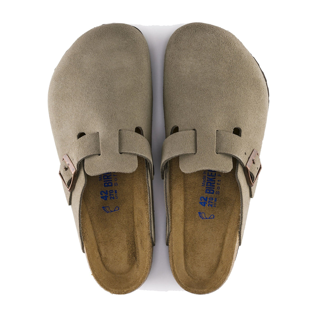 Birkenstock Boston Soft Footbed pelle scamosciata Donna