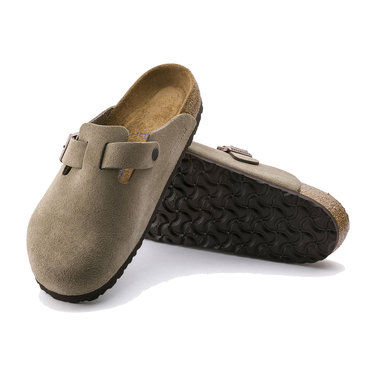 Birkenstock Boston Soft Footbed pelle scamosciata Donna