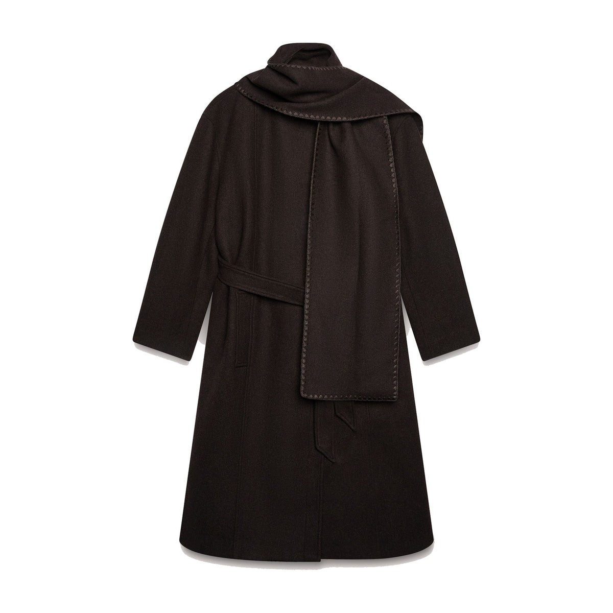 Fiorella Rubino Cappotto misto lana con cintura Donna