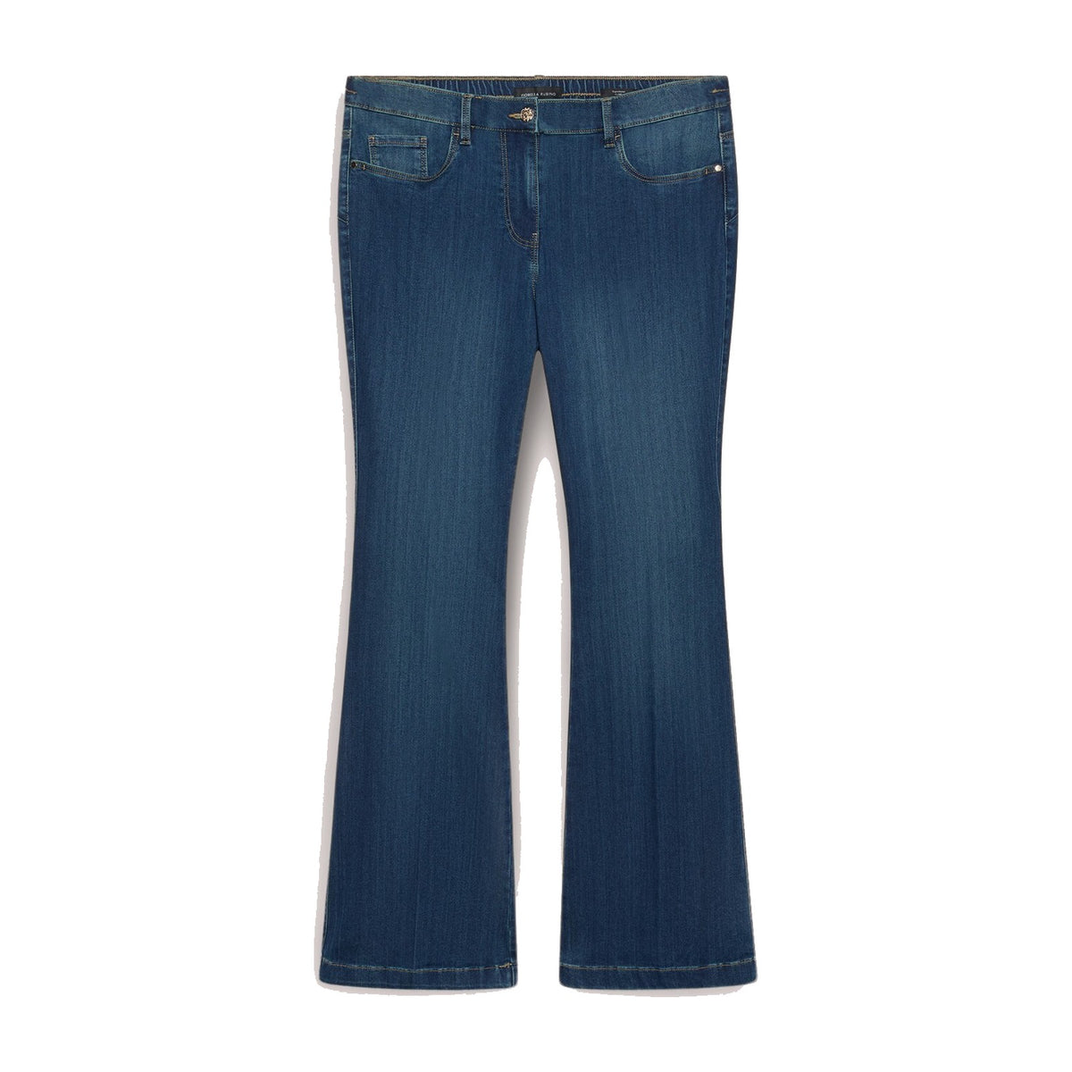 Fiorella Rubino Jean flare lavage bleu Femme