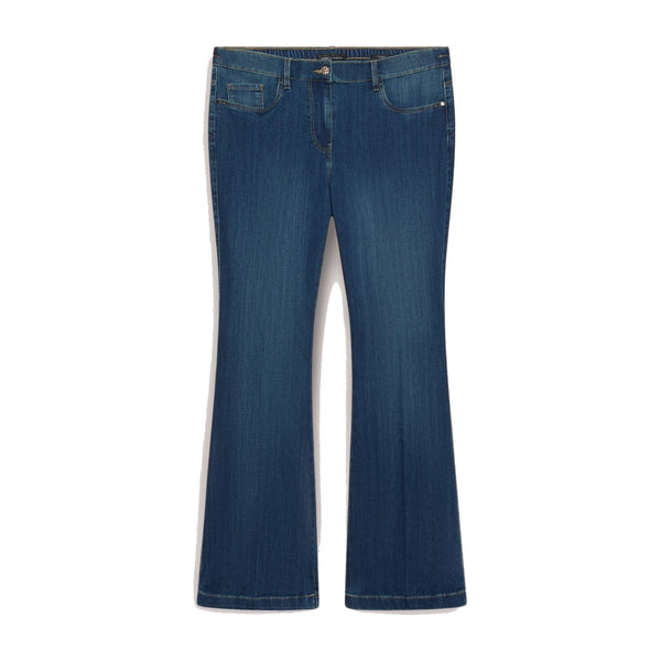 Fiorella Rubino Jean flare lavage bleu Femme