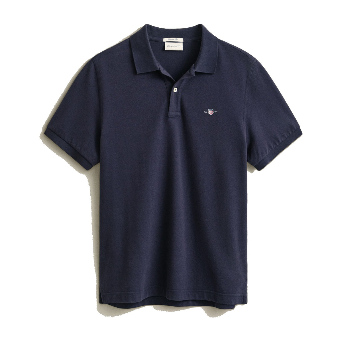 Gant Polo Classic regular fit in piqué con logo Uomo