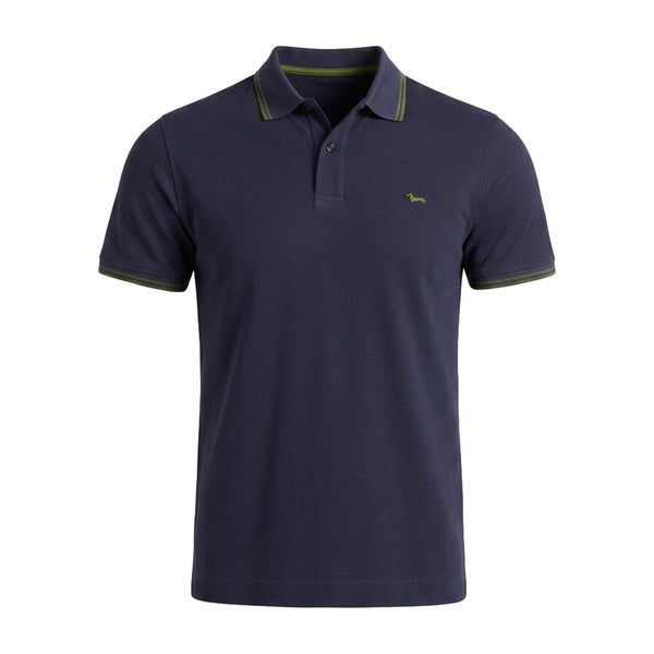 Harmont & Blaine Polo manica corta in piquet Uomo