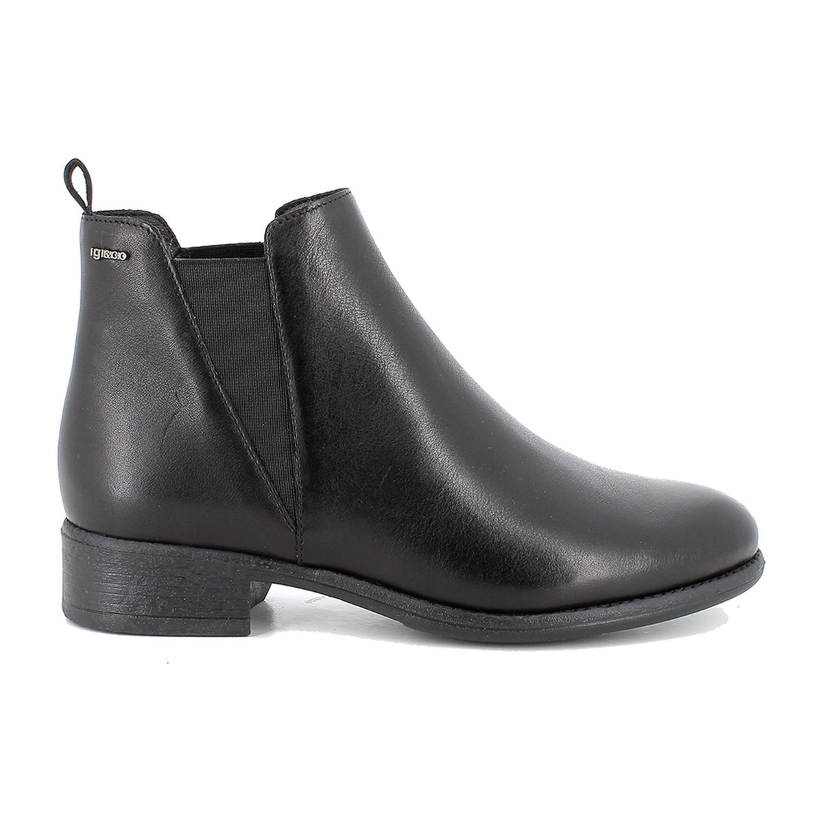 Igi&Co Stivaletti con tacco nero con elastico Donna