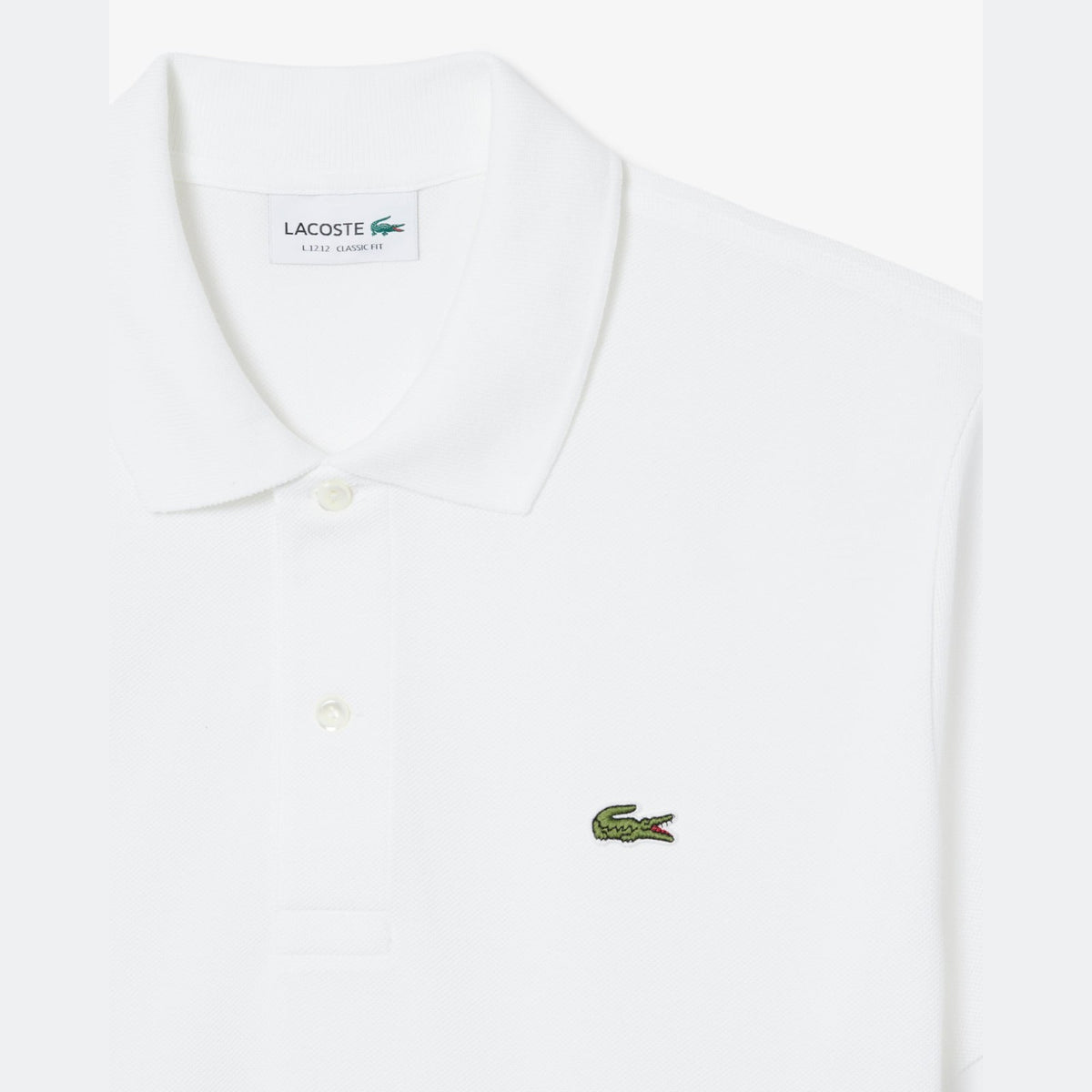 Lacoste Polo dal taglio classico L.12.12 Original Uomo – Bianco