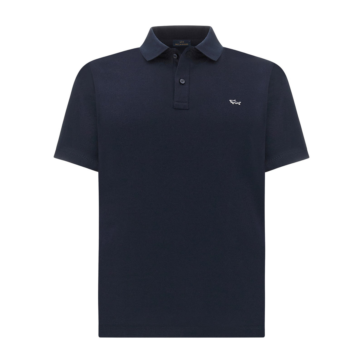 Paul & Shark Polo in cotone Double piqué con Shark Uomo